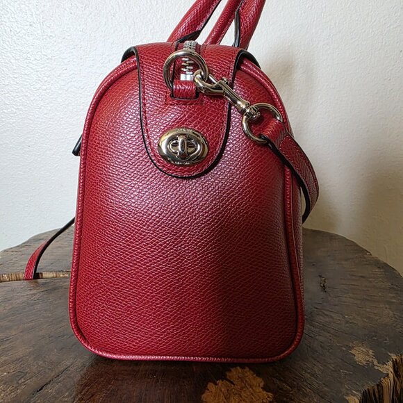 Coach x Peanuts Snoopy Mini Bennett Satchel Bag Red Leather F37272 NWOT Limited - Picture 10 of 16